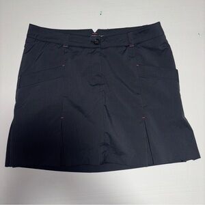 Nike Golf Navy Pinstripe Skort Shorts Under Skirt Women's Size 12